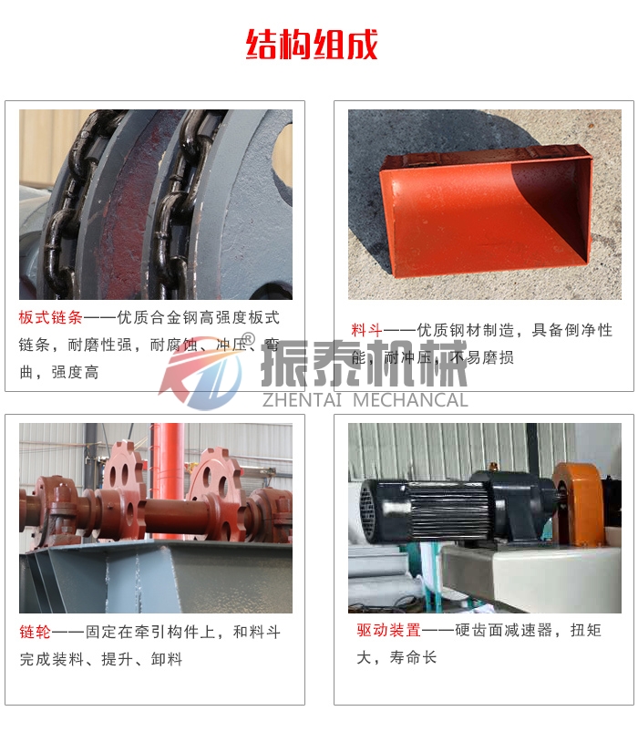 礦粉NE斗式提升機(jī)結(jié)構(gòu)組成